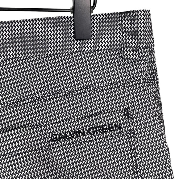 Galvin Green Paul Golf Short Mens 34 VENTIL8 Plus Performance Herringbone Plaid - Picture 5 of 6